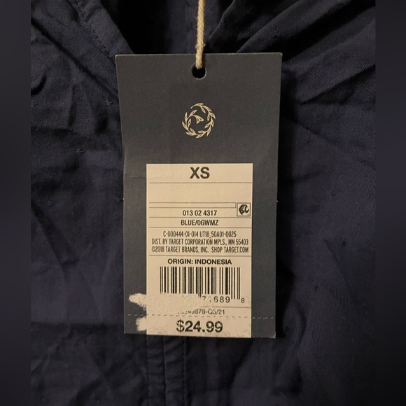 Universal Tread Balloon Long Sleeve Tie Front Blouse - Picture 4 of 6